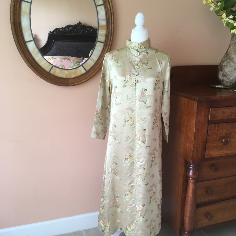 Vintage 70’s Golden Hostess Lounge Robe S/M